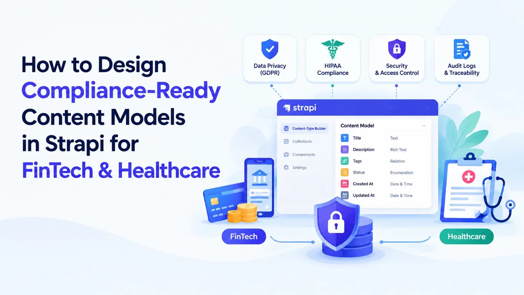How to Design Compliance-Ready Content Models in Strapi for FinTech & Healthcare